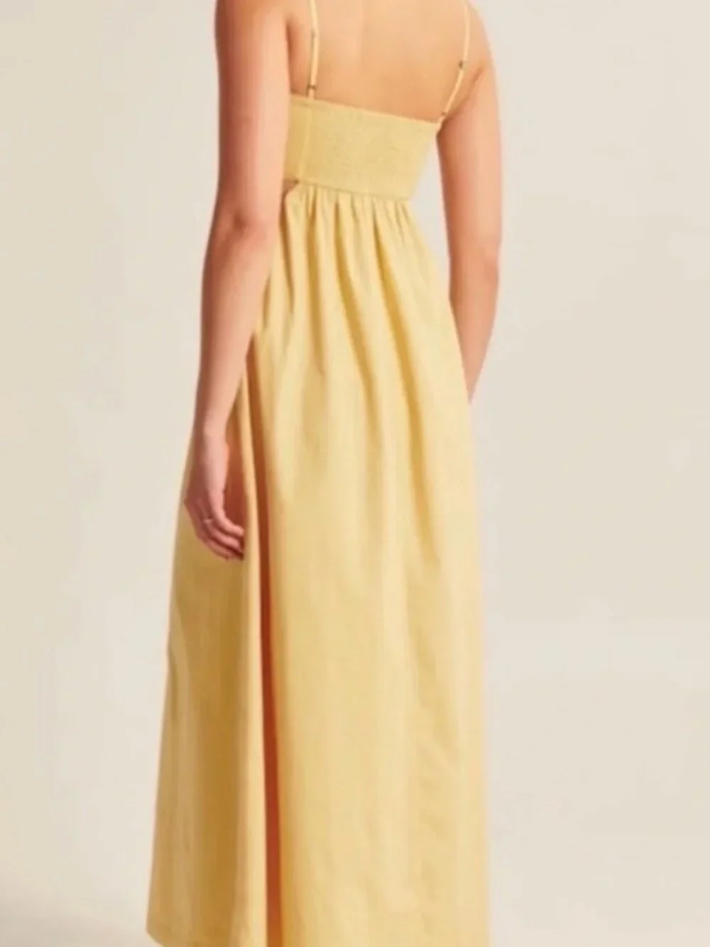 Abercrombie A&F Bubble Top Maxi Dress